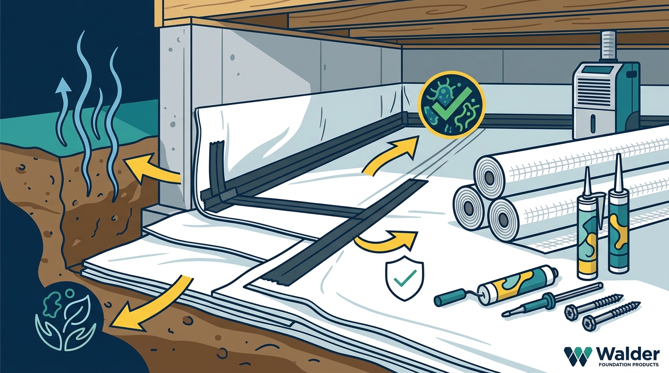 Best Moisture Barrier Materials for Crawl Spaces: A Complete 202