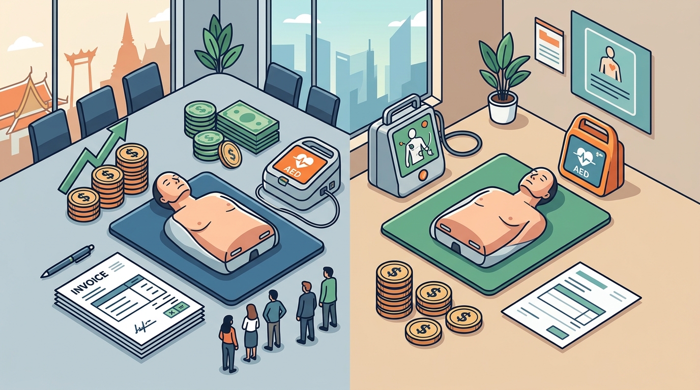 CPR Training Cost in Bangkok: Corporate vs Individual Pricing