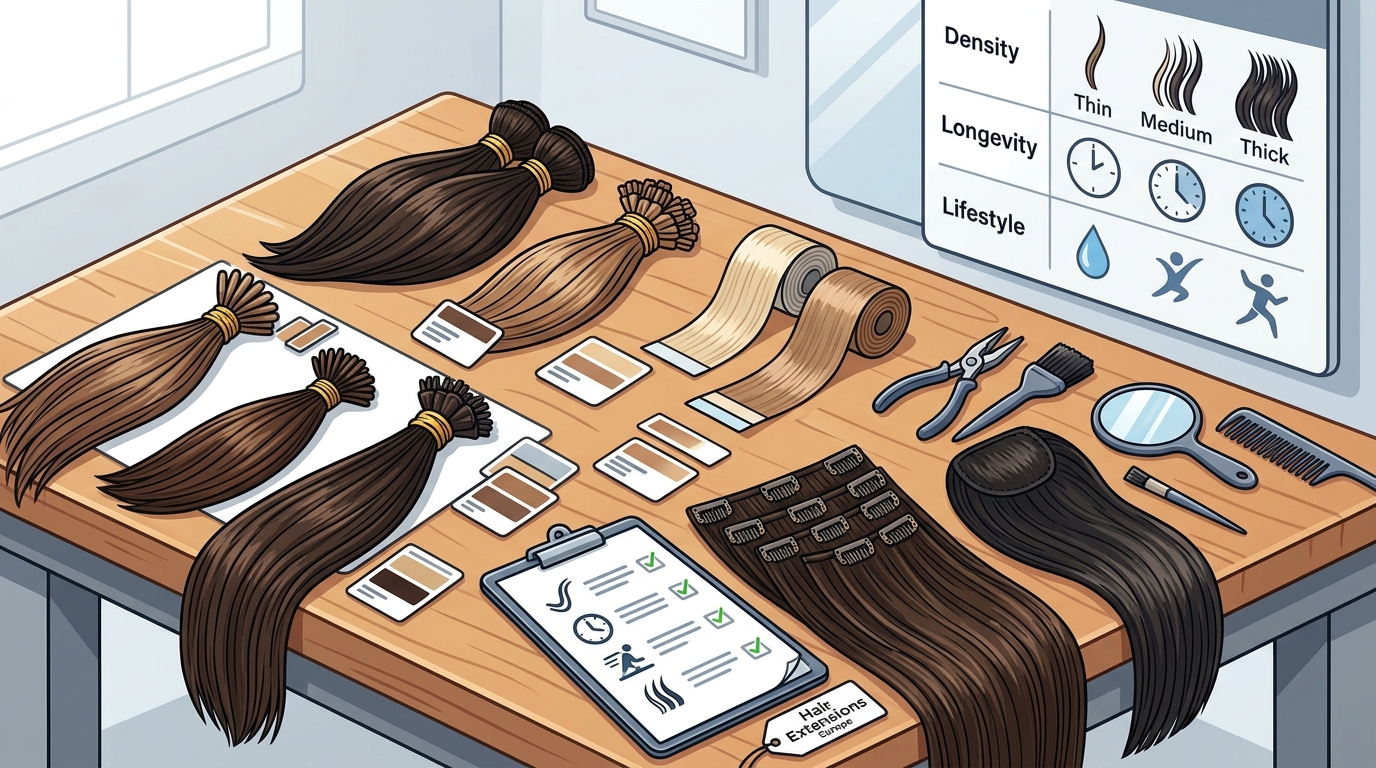 How to Choose the Right Hair Extension Type for Your Hair