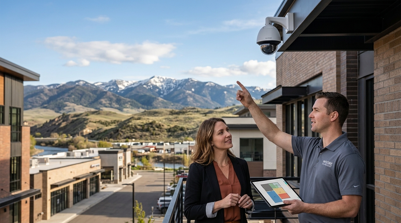Commercial Security Camera Installation in Montana | Moore Tech