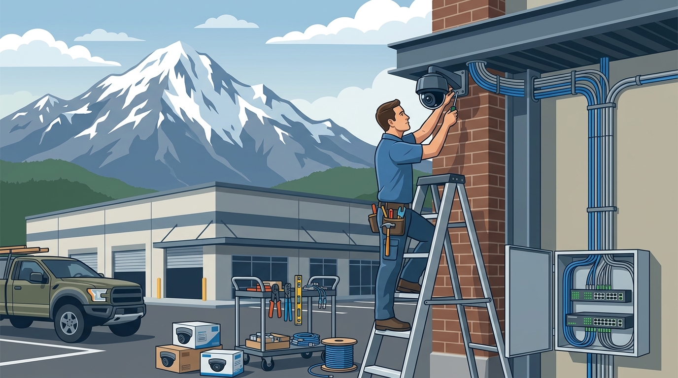 Commercial Security Camera Installation in Montana | Moore Tech