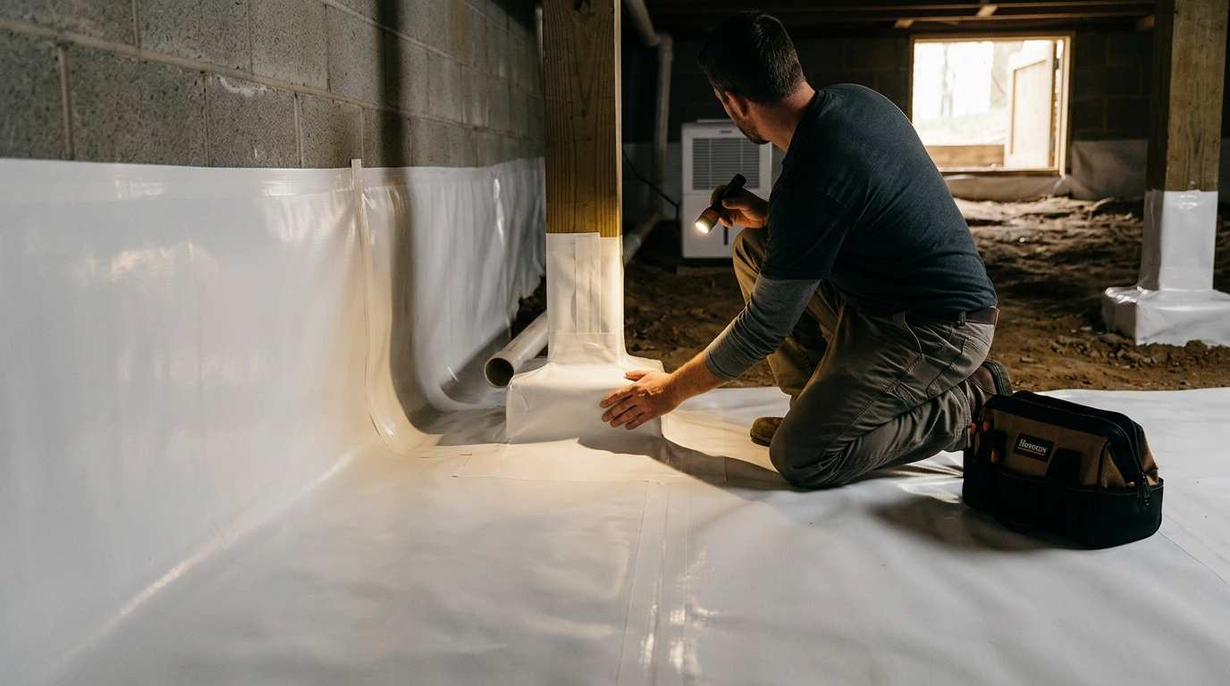 What to Look for in a Quality Vapor Barrier for Your Crawl Space