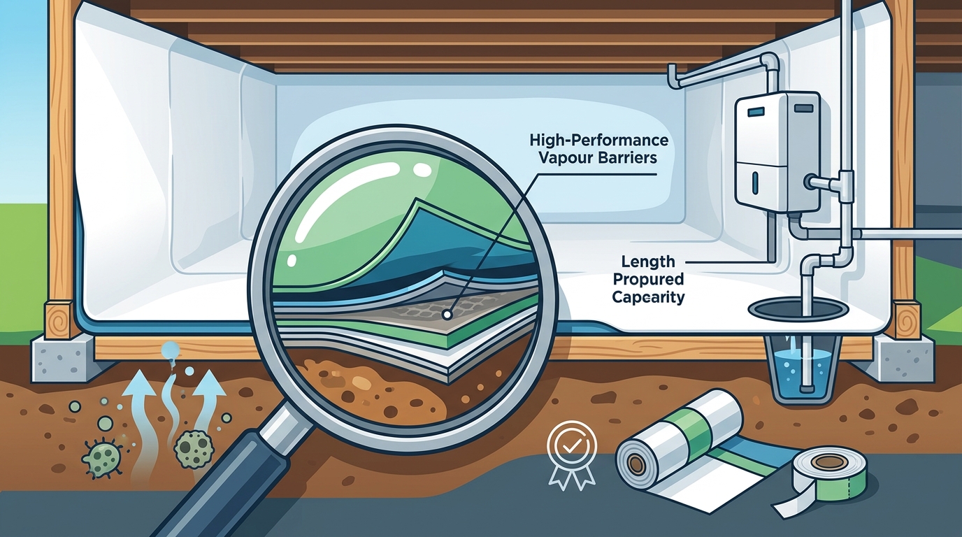 What to Look for in a Quality Vapor Barrier for Your Crawl Space