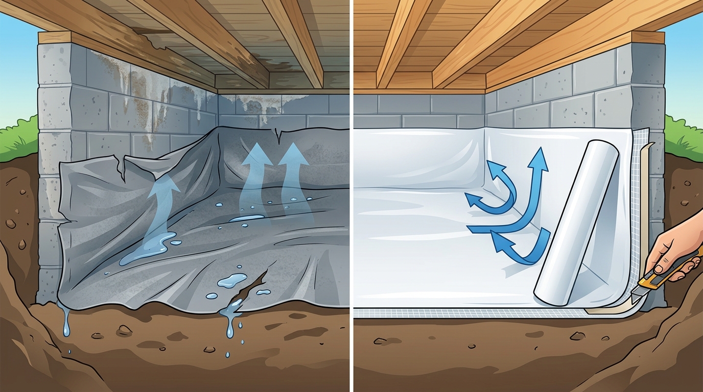 Vapor Barrier Comparison: Durability, Effectiveness & Types