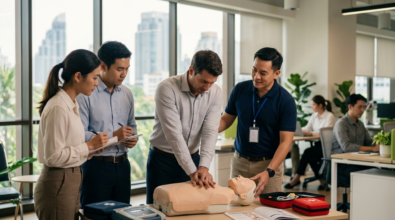 Top Onsite Corporate CPR First Aid Training in Bangkok