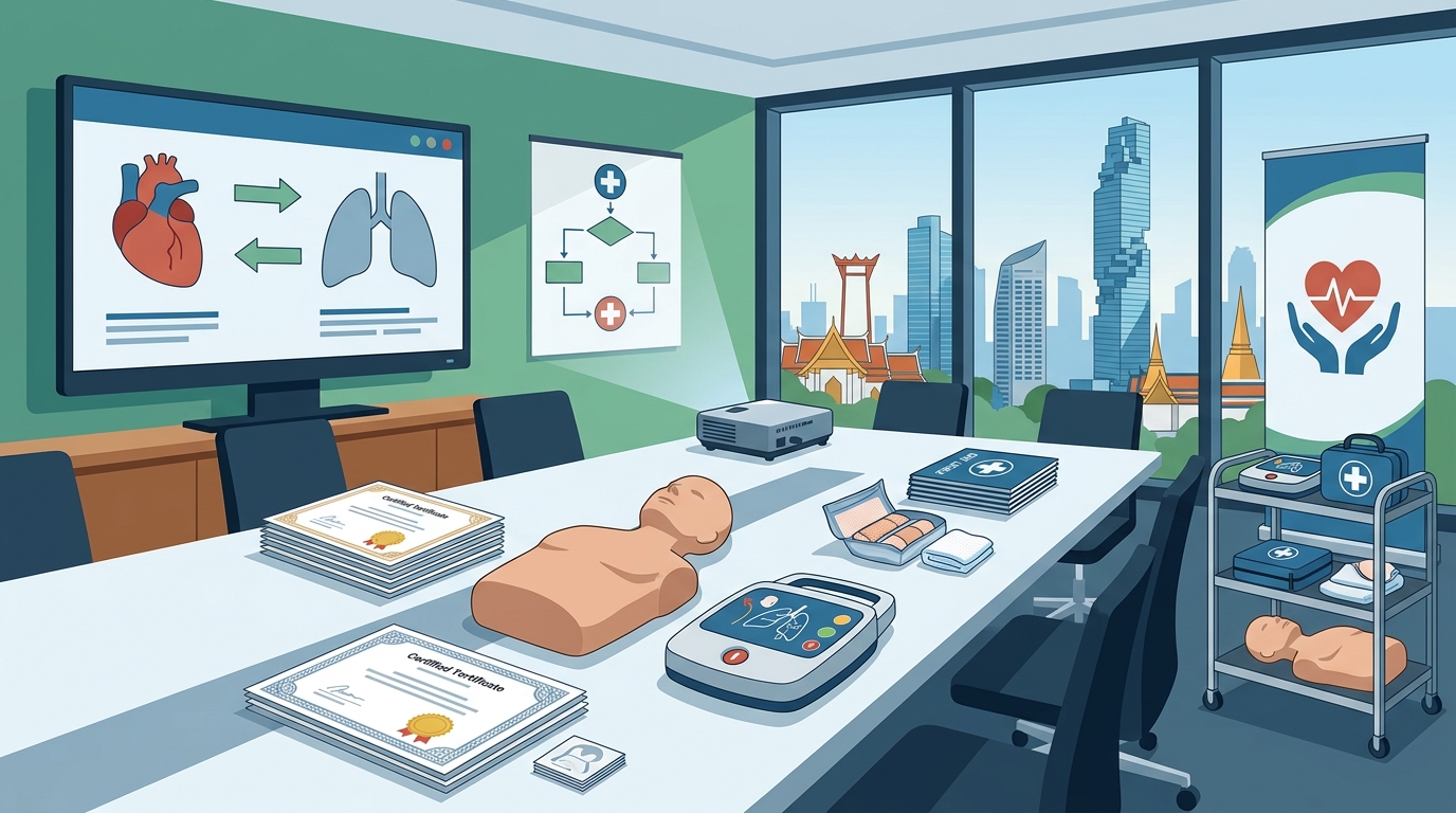 Top Onsite Corporate CPR First Aid Training in Bangkok
