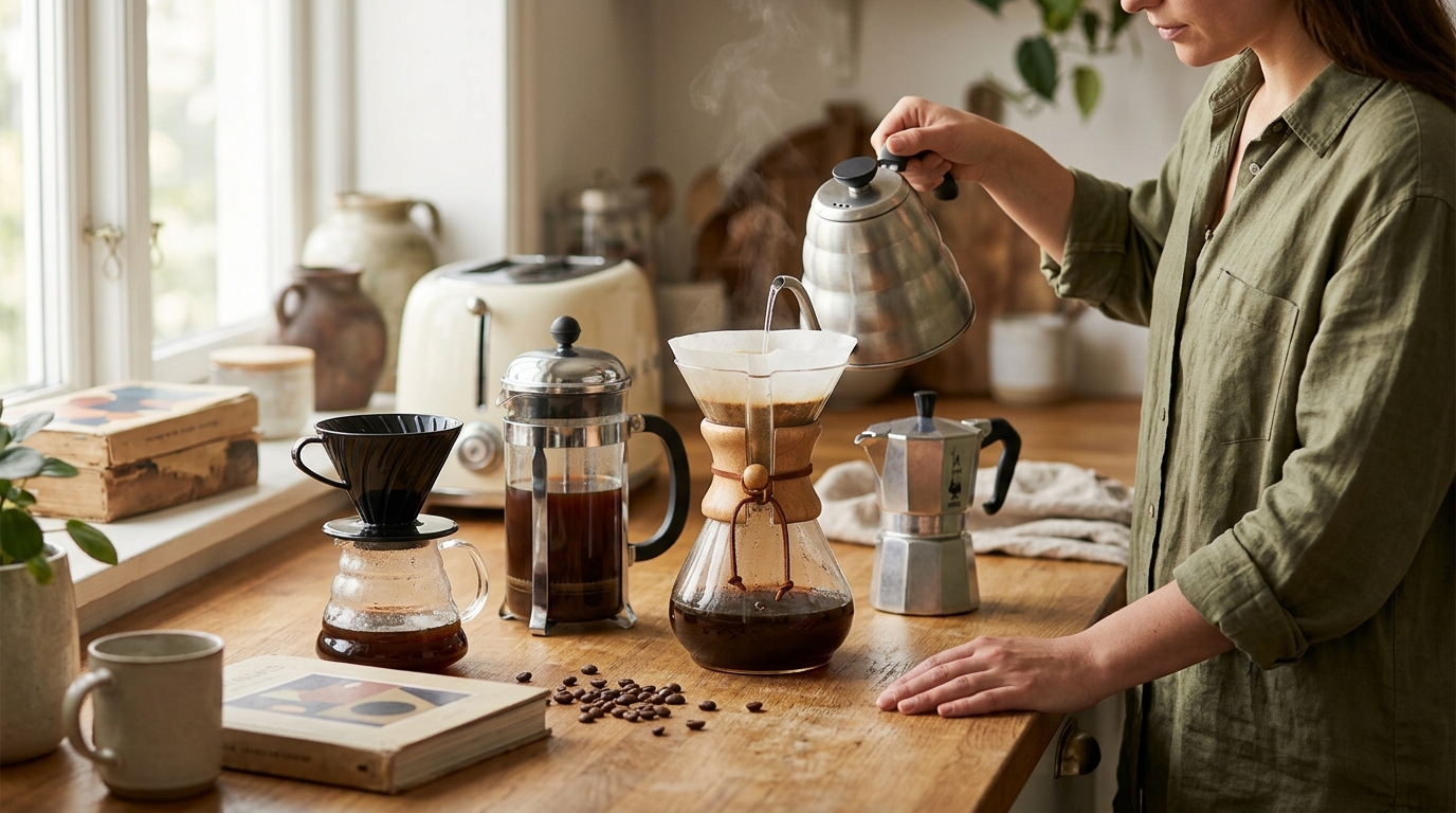 Best At-Home Coffee Brewing Methods: A Complete Guide