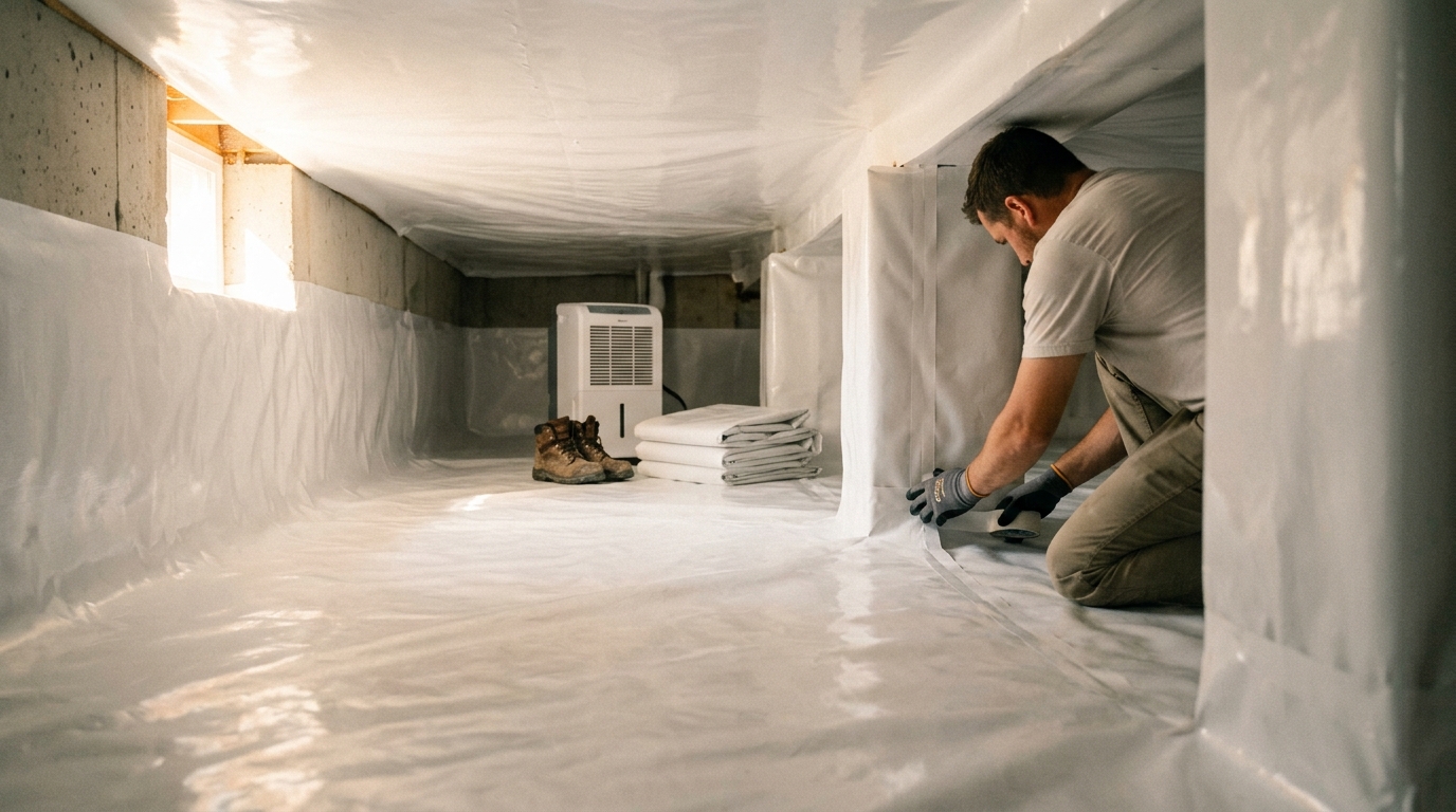 Best Crawl Space Moisture Barrier Materials: A Contractor's 2026