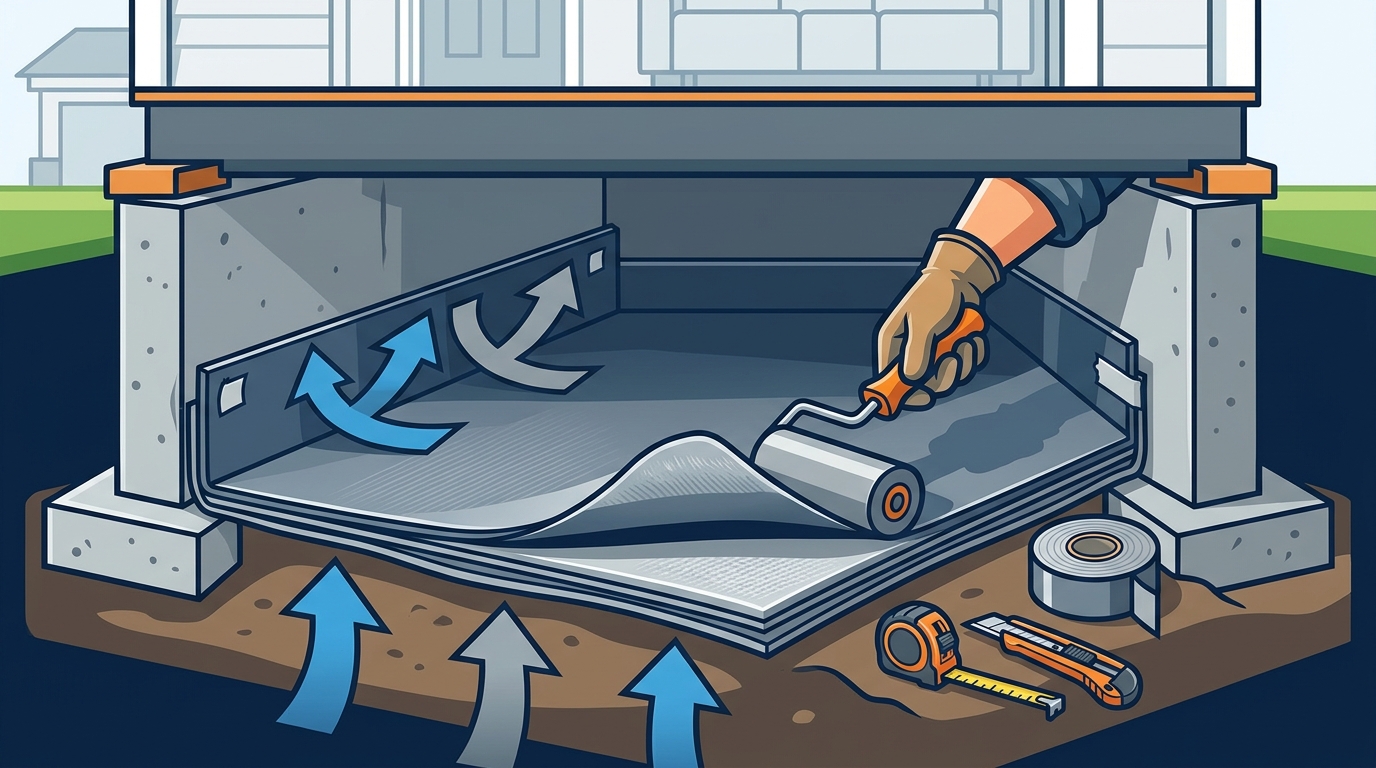Best Crawl Space Moisture Barrier Materials: A Contractor's 2026