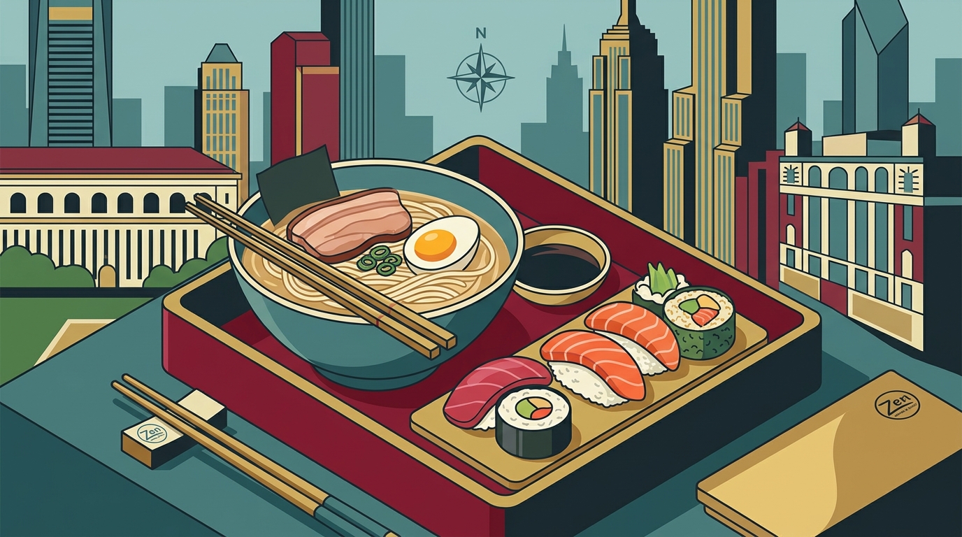 Top-Rated Ramen & Sushi in Midtown Manhattan: Zen Ramen & Sushi