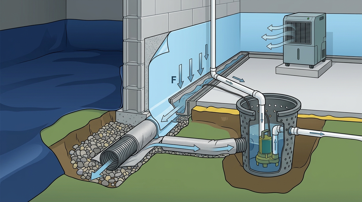 Key Factors for Selecting Crawl Space Drainage Products