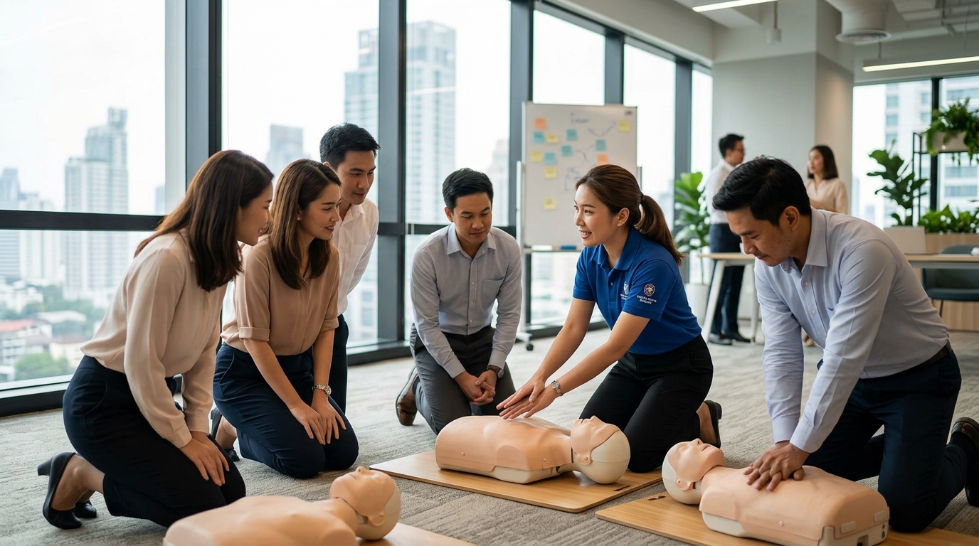 Top Onsite Corporate CPR Training Providers in Bangkok