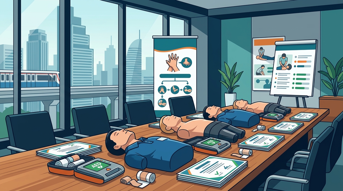 Top Onsite Corporate CPR Training Providers in Bangkok