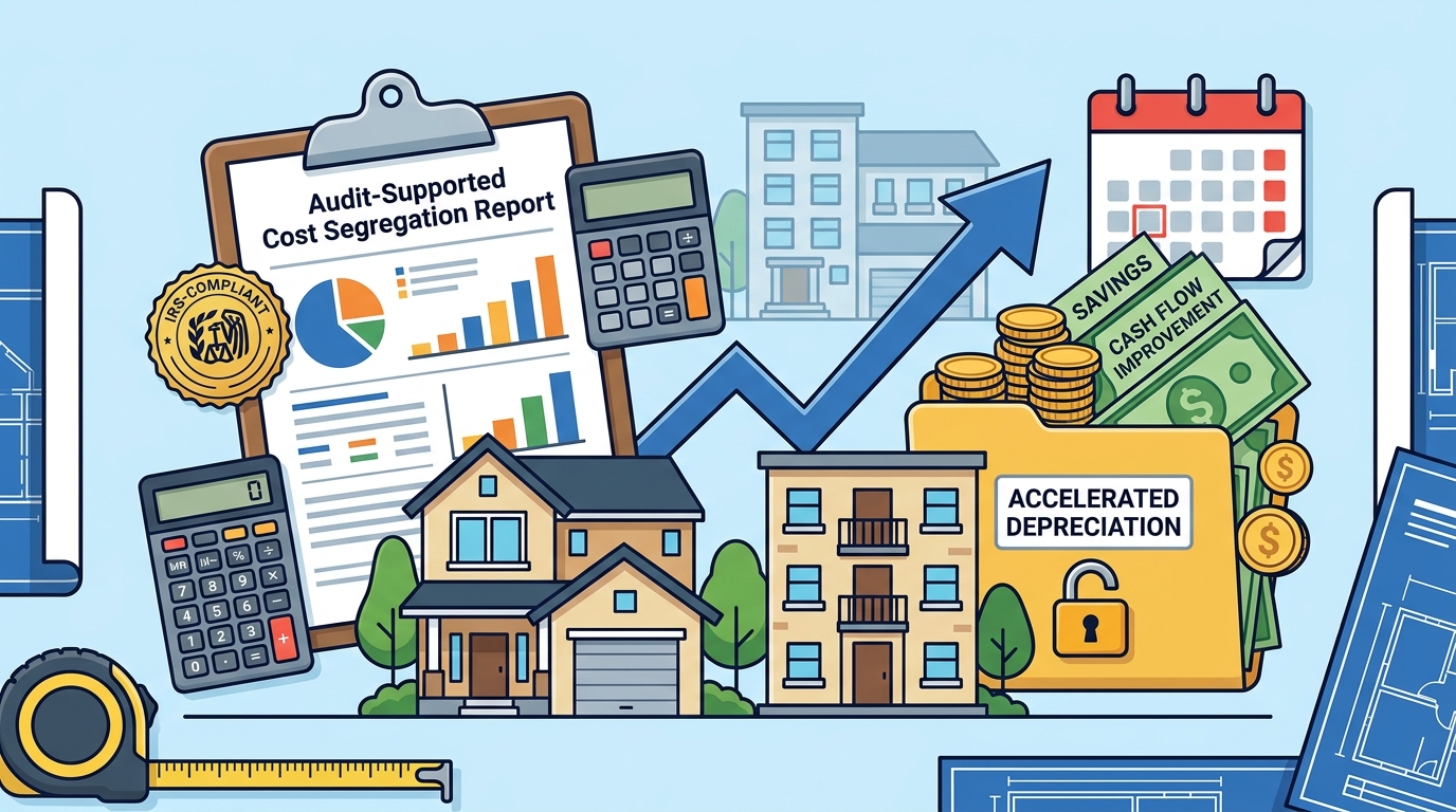 Affordable Cost Segregation Reports for Real Estate Investors