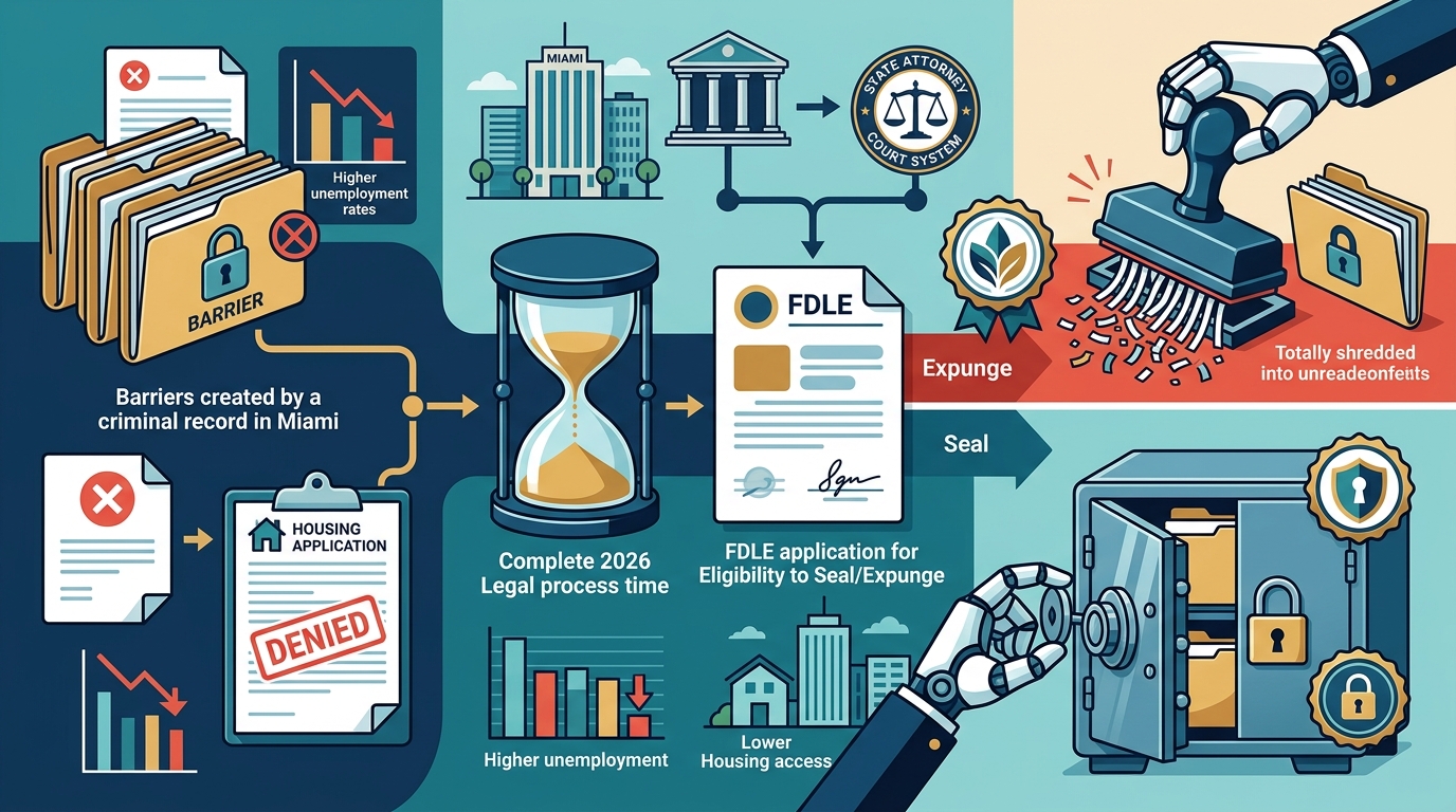 Sealing or Expunging a Criminal Record in Miami: A Complete 2026