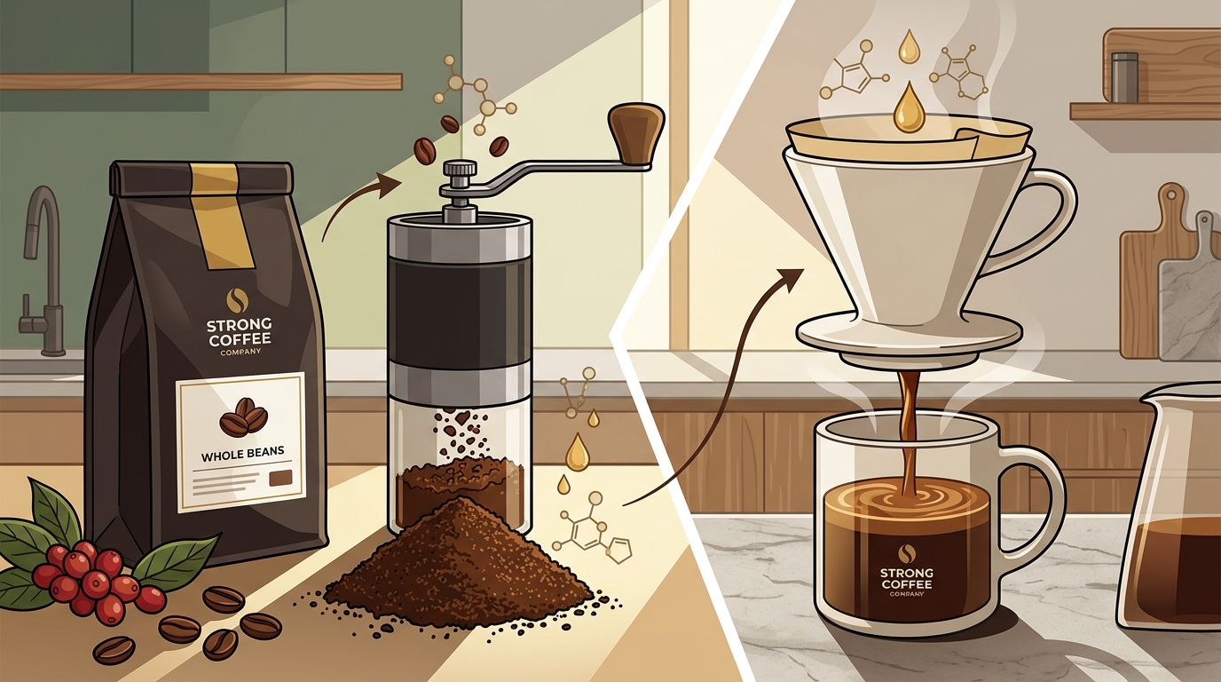 Whole Bean Coffee Benefits: Freshness, Flavor & Performance
