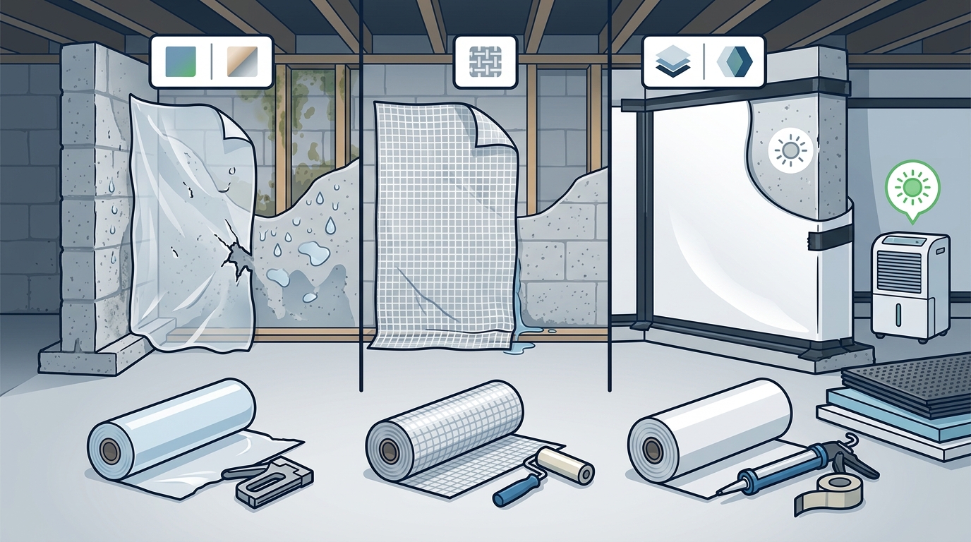 Vapor Barrier Comparison: Durability, Effectiveness & Types