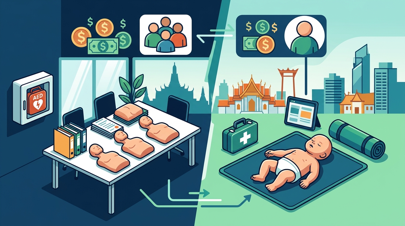 CPR Training Cost in Bangkok: Corporate vs Individual Pricing