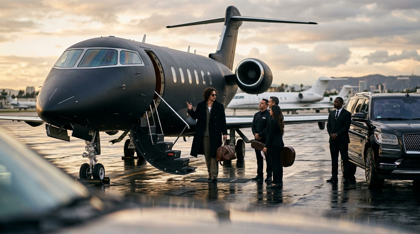 Booking Private Jets for Concerts & Entertainment Events