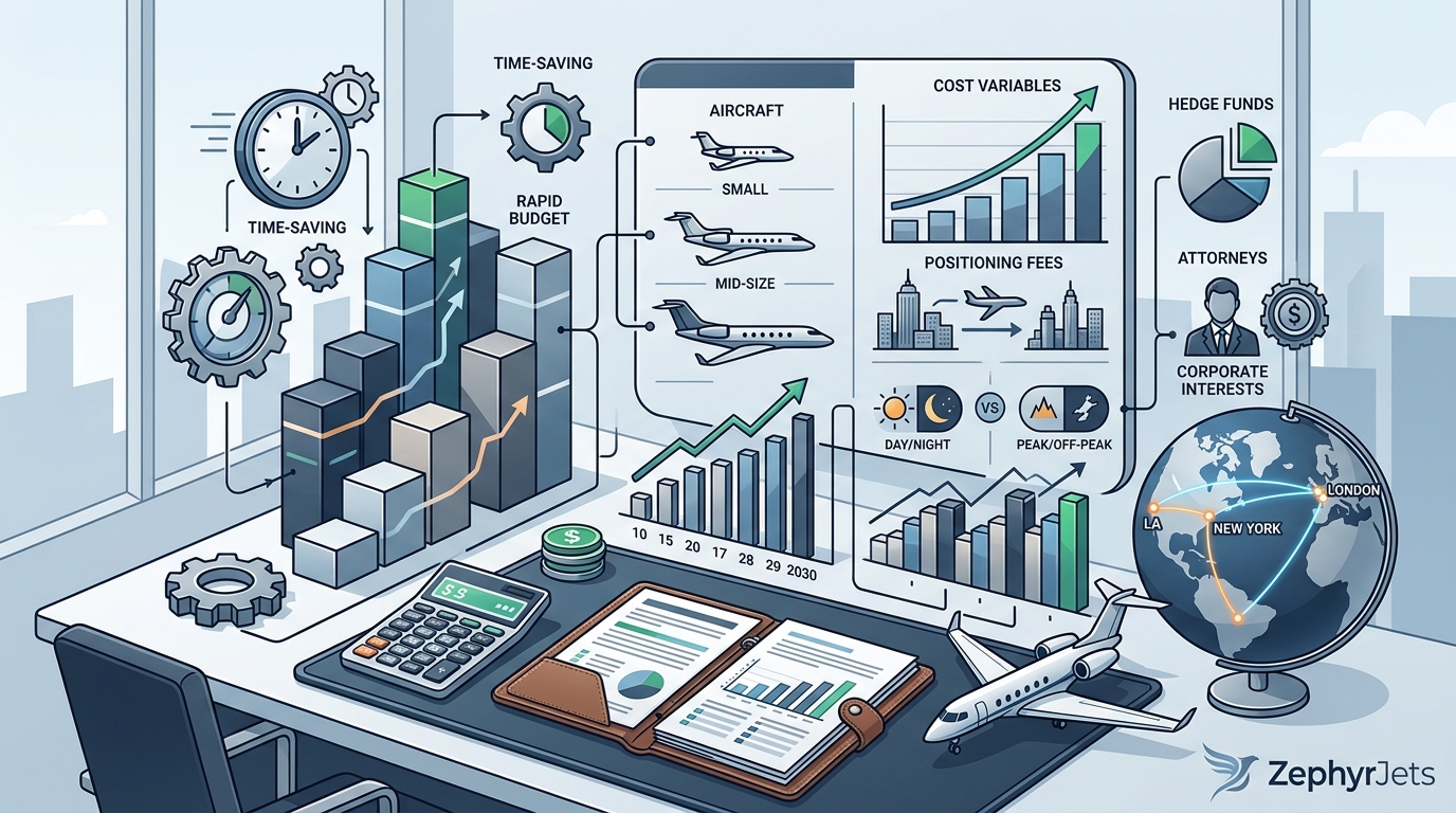 Private Jet Charter Costs for Business Trips: 2026 Pricing Guide