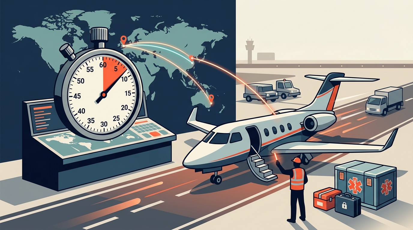 Emergency Private Jet Charter: 4-Hour Response for Crisis Travel