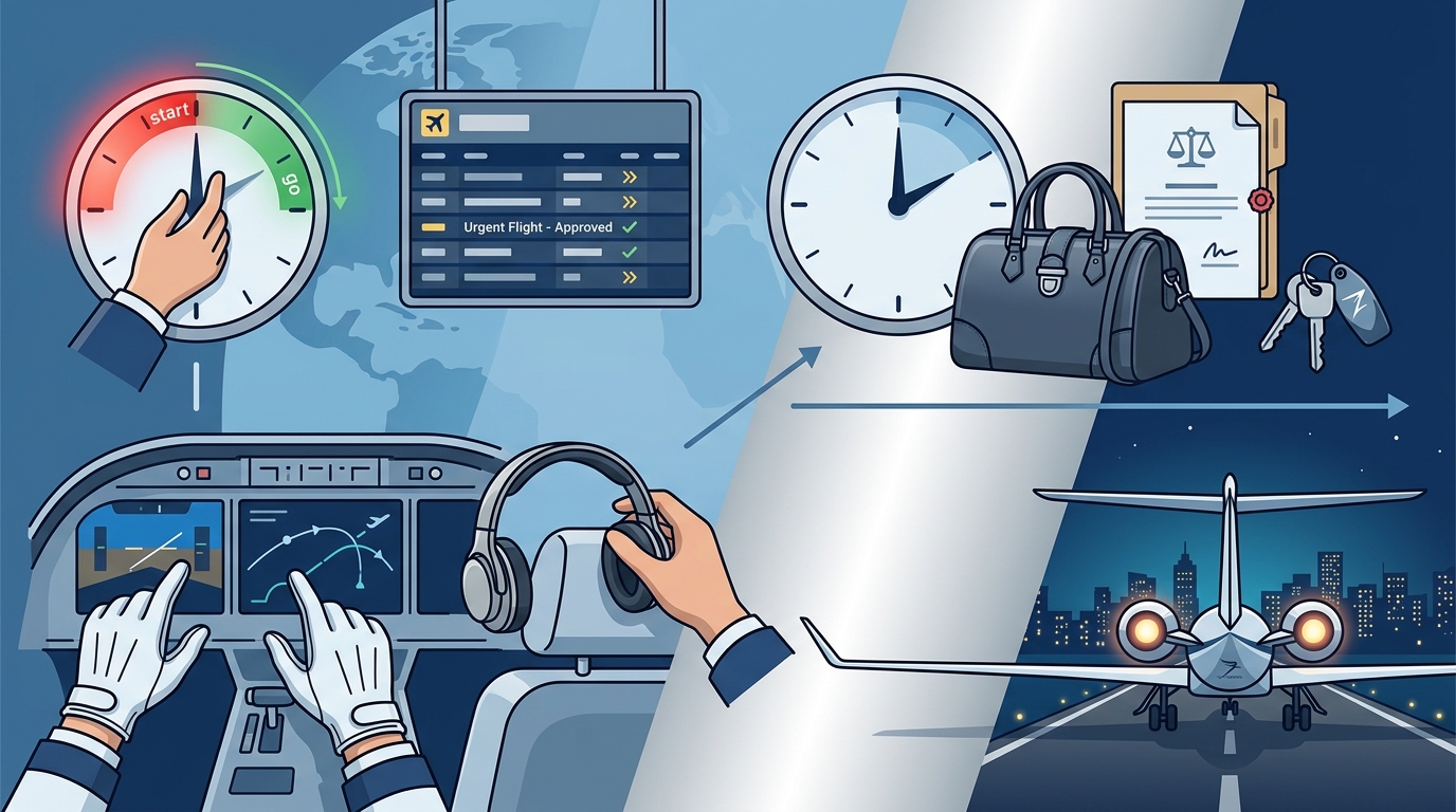 Emergency Private Jet Charter: How to Book in Under 4 Hours