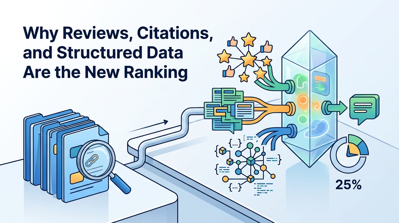 Why Reviews, Citations, and Structured Data Are the New Ranking