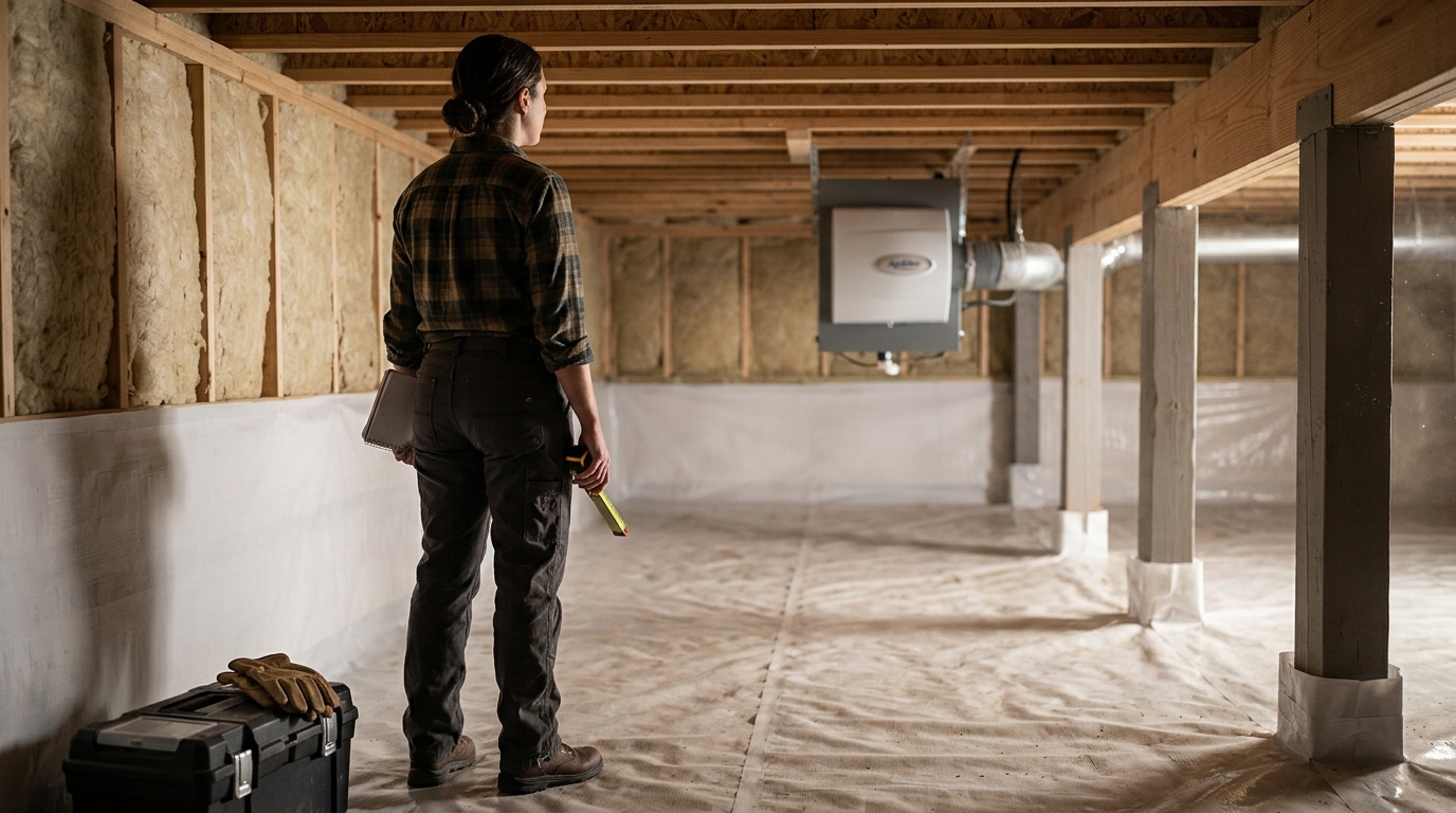 How to Determine the Right Size Dehumidifier for Your Crawl