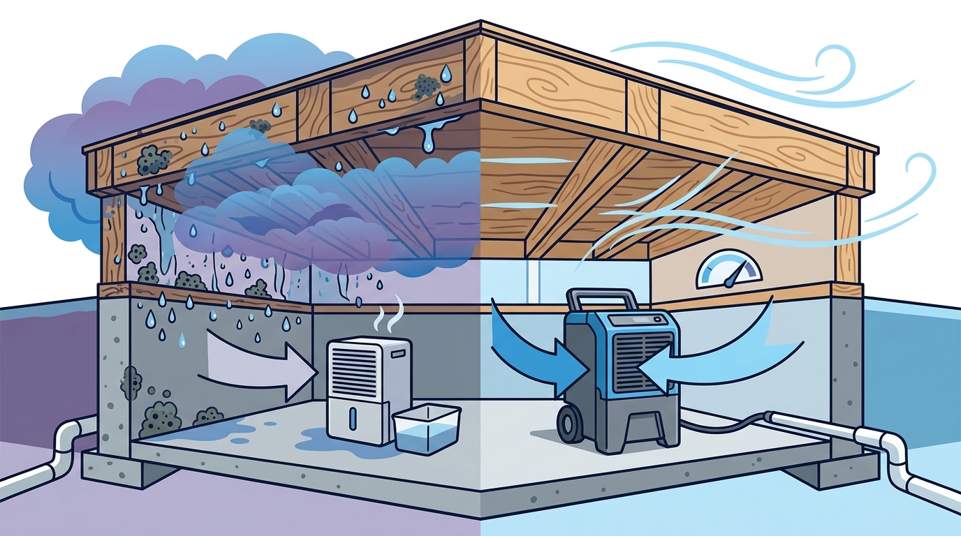 How to Determine the Right Size Dehumidifier for Your Crawl