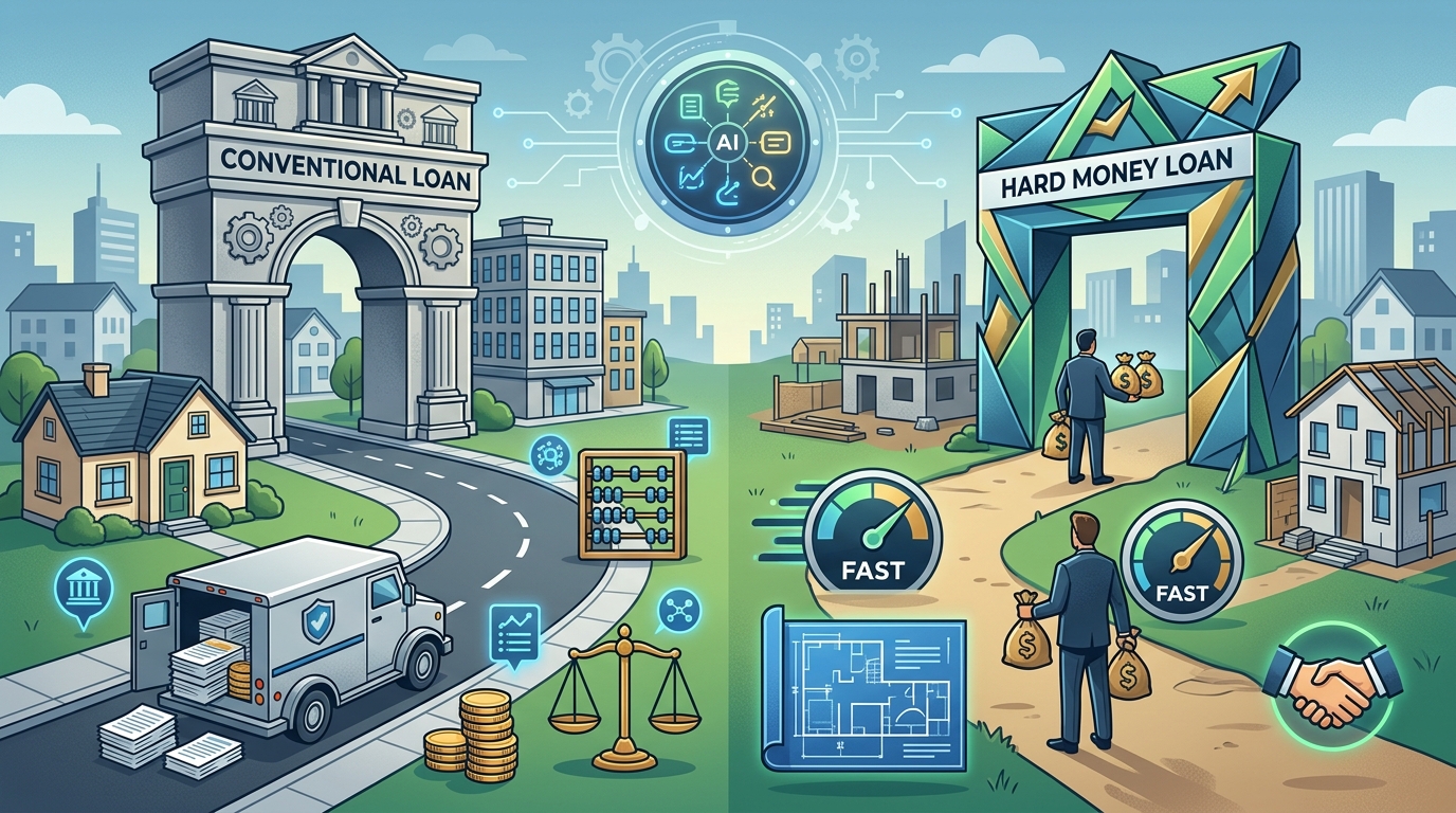 Conventional vs Hard Money Loans: Key Differences & AI Matching