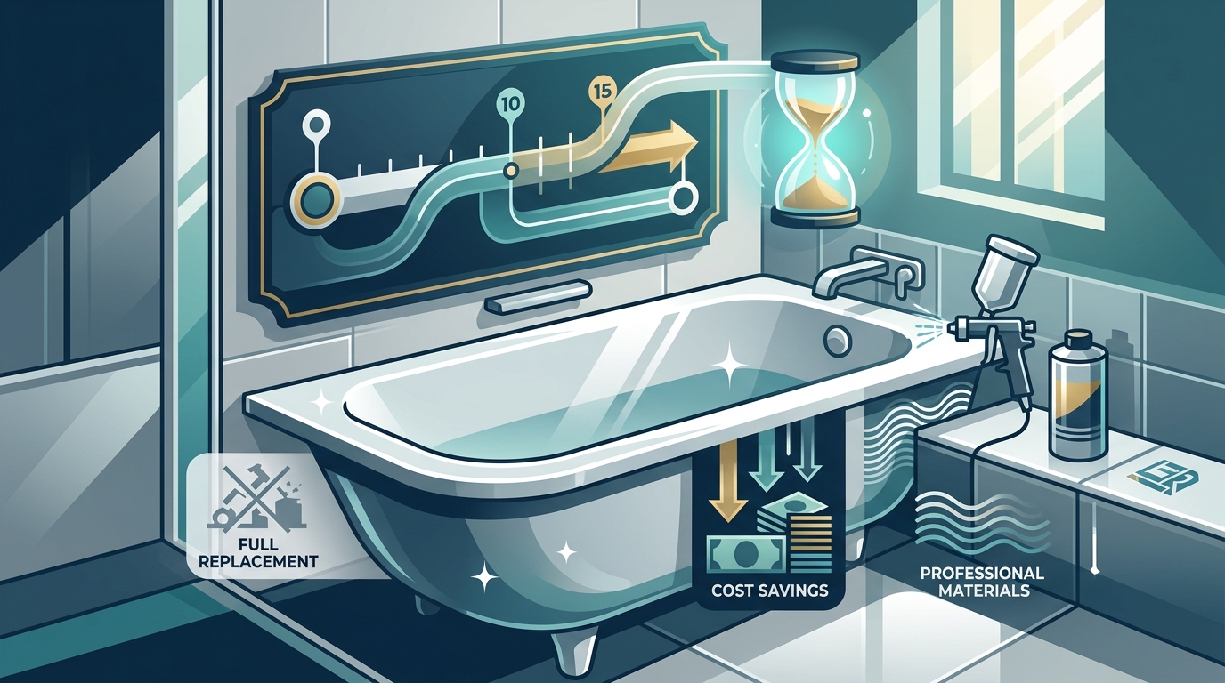 How Long Does Professional Bathtub Refinishing Last?