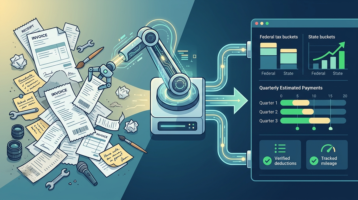 How AI Transforms Freelance Tax Management for 1099 Workers