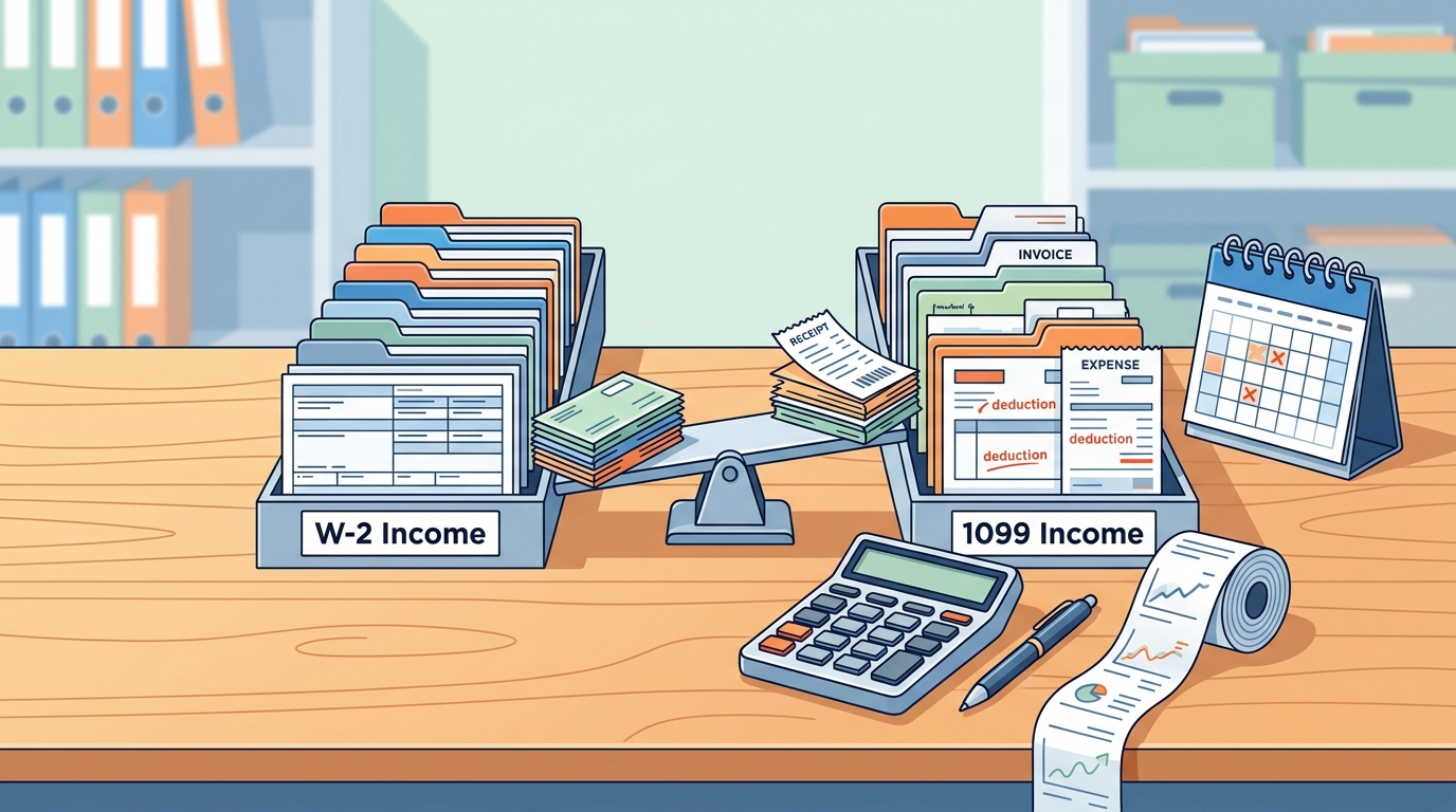 W-2 and 1099 Income: How to Handle Dual Tax Status