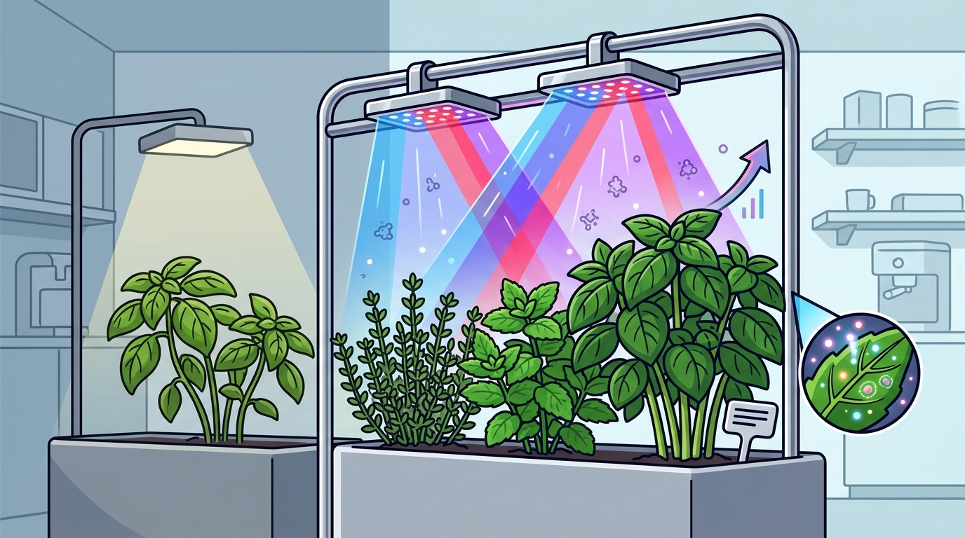Best Grow Light for Herbs Indoors: Nano Technology Guide