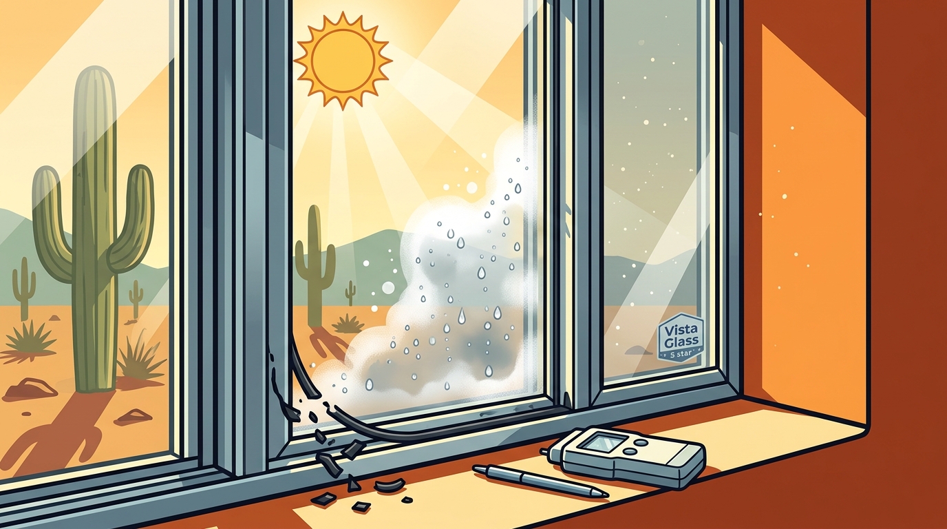 Signs of a Failing Residential Window Seal in Tucson