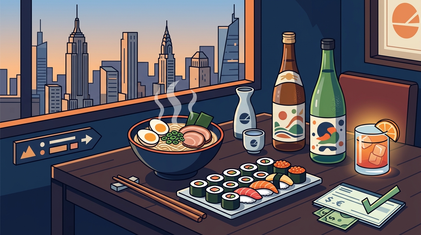 Best Happy Hour in Midtown Manhattan: Zen Ramen & Sushi Guide
