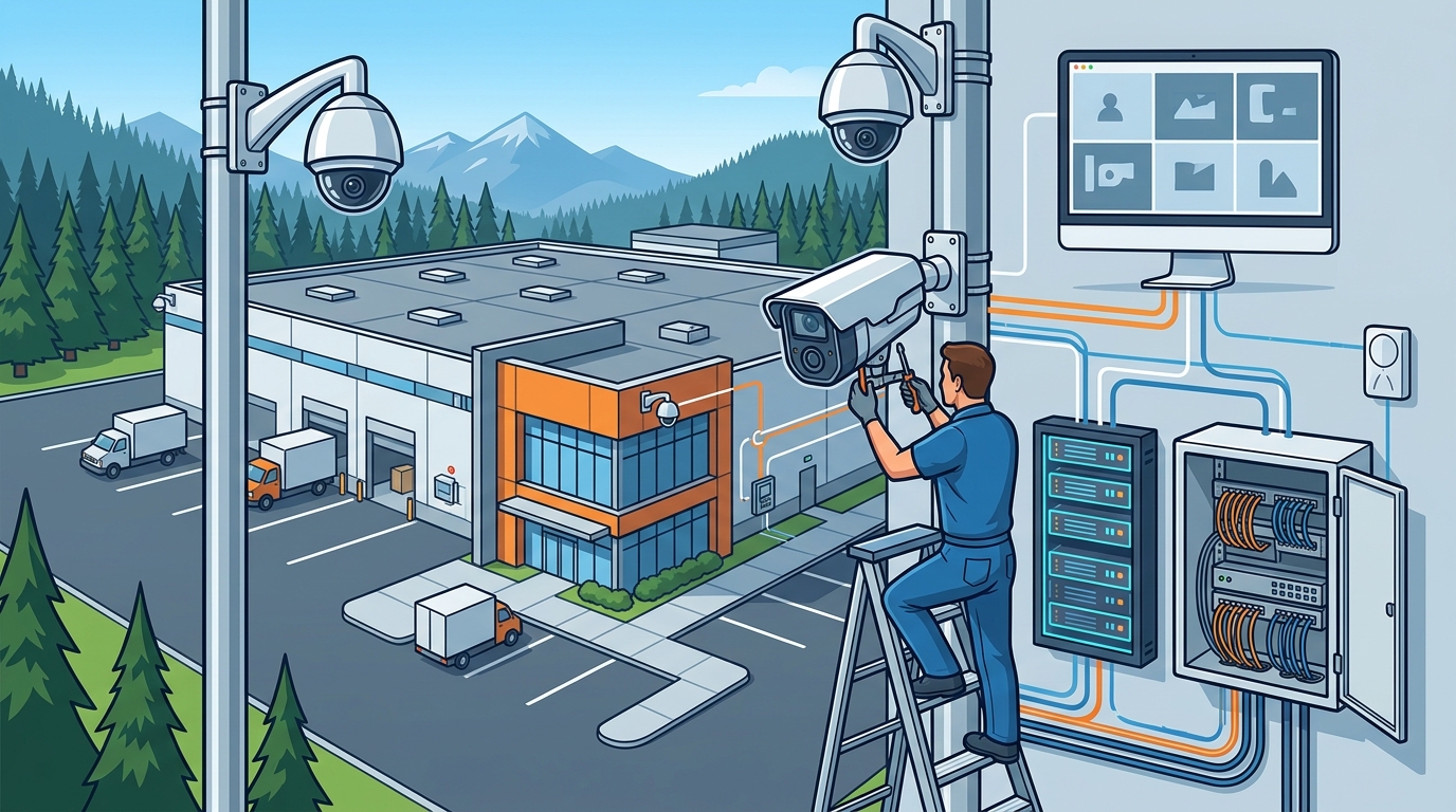 Commercial Security Camera Installation in Montana | Moore Tech