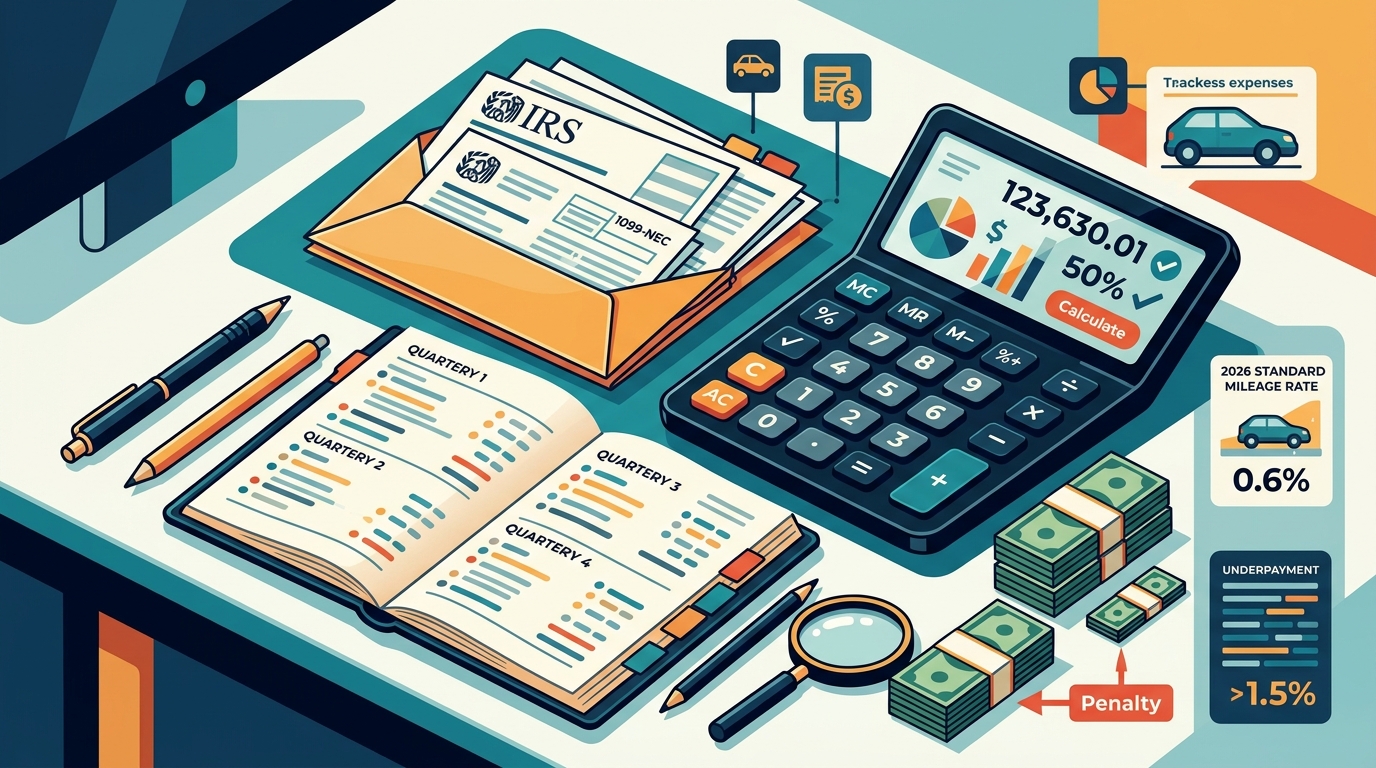 Calculate Quarterly Estimated Taxes as a 1099 Contractor