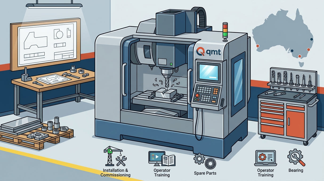 Who Supplies CNC Machining Centres in Australia? QMT Guide