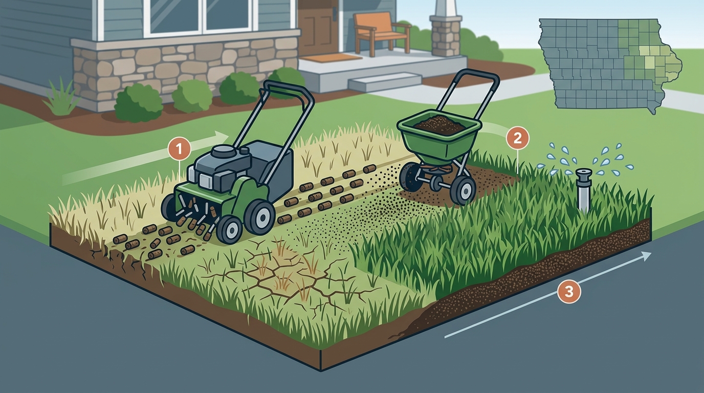 Spring Lawn Prep: 7 Essential Steps for Eastern Iowa Lawns
