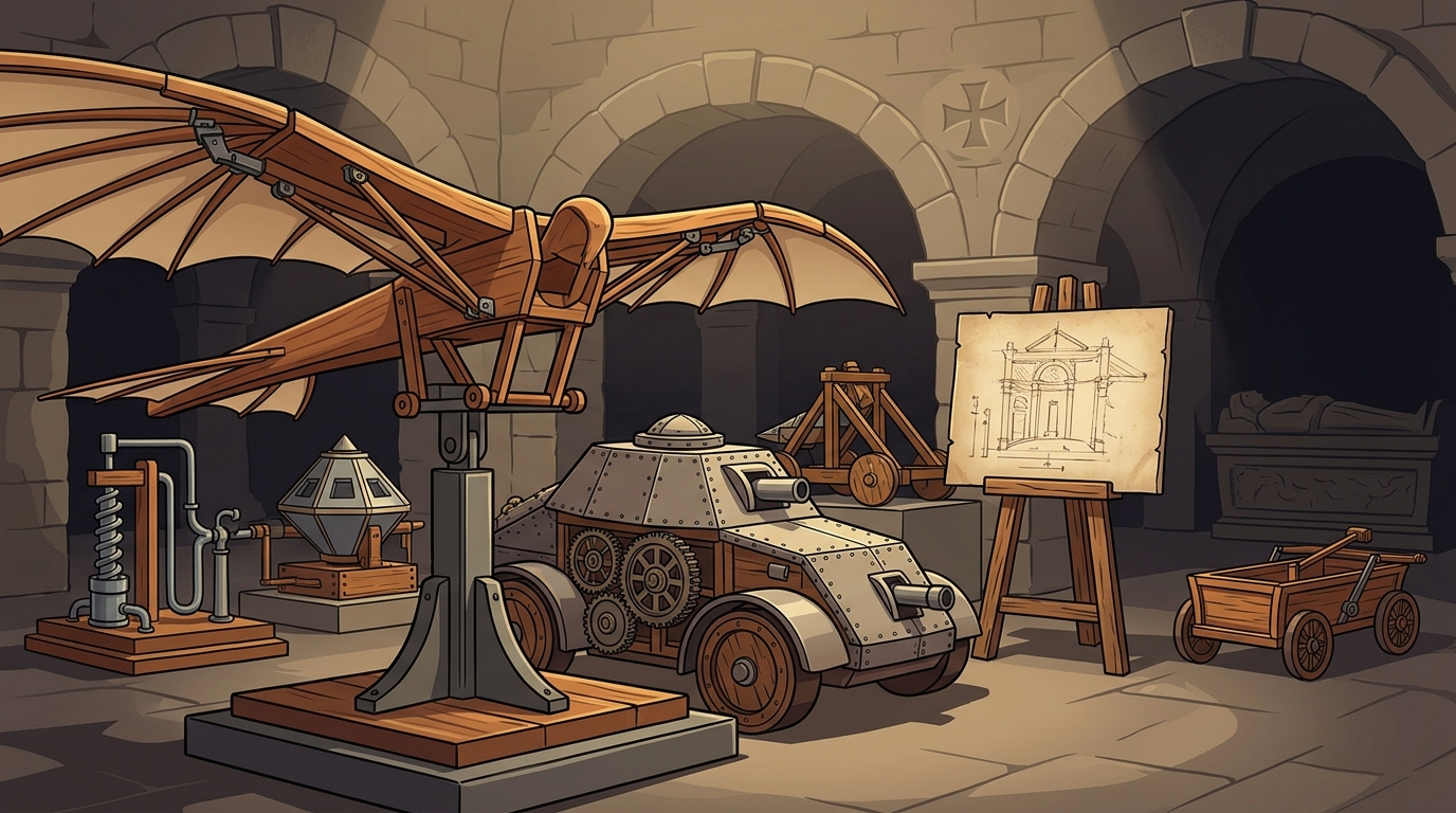 Where to See Leonardo da Vinci's Inventions in Person