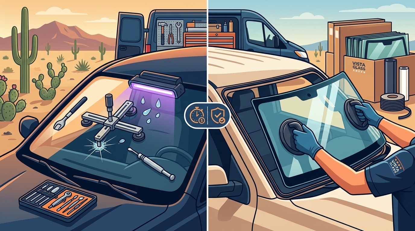 Glass Repair vs. Full Window Replacement: A Tucson Guide