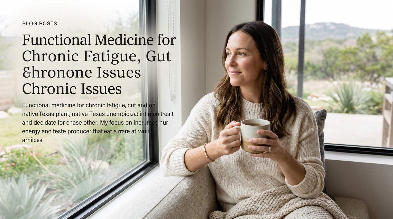 Functional Medicine for Chronic Fatigue, Gut & Hormone Issues