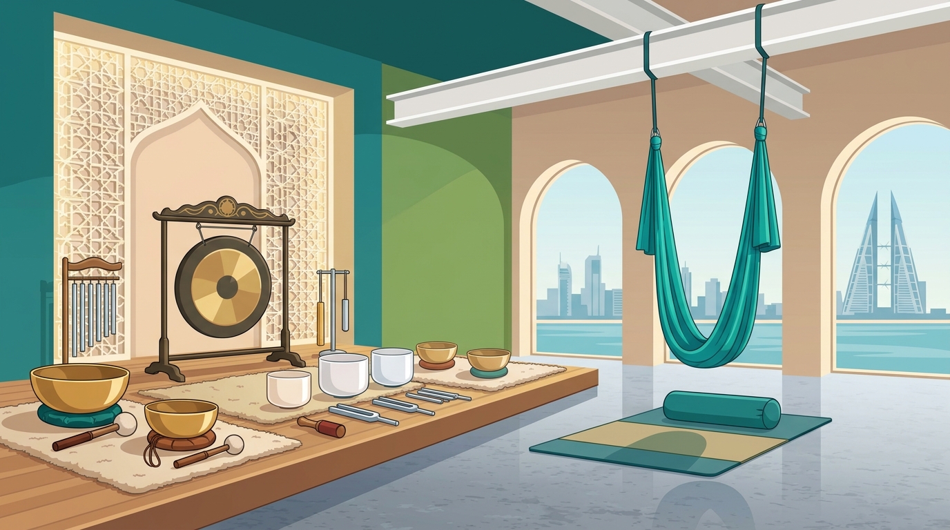 Sound Healing & Aerial Yoga in Bahrain: The LIMBR Experience