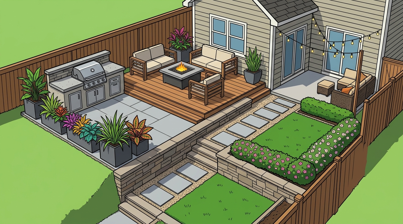 Small Space Outdoor Design Ideas for Iowa Backyards