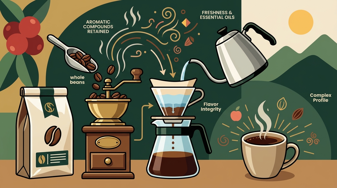 Benefits of Whole Bean Coffee: Freshness, Flavor & Health