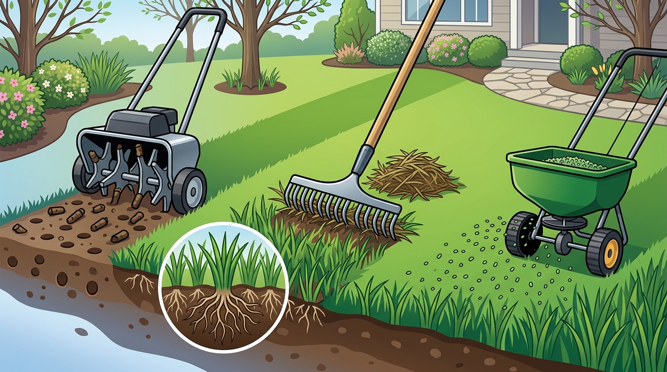 Spring Lawn Prep: 7 Steps for a Healthy Eastern Iowa Yard