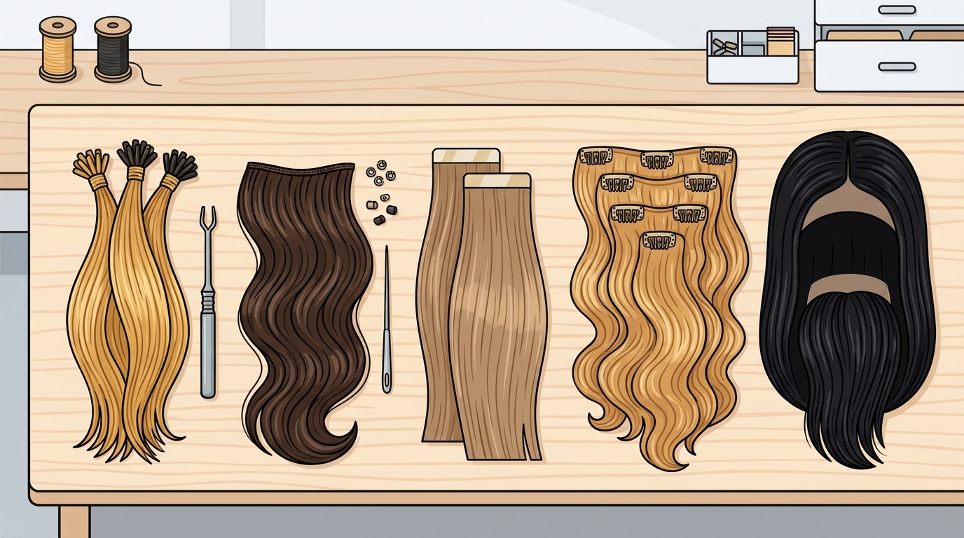 How to Choose the Right Hair Extension Type for Your Hair
