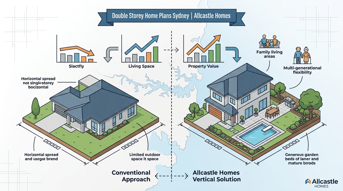 How Double Storey Home Plans Work in Sydney | Allcastle Homes
