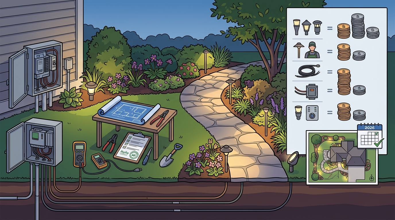 Residential Outdoor Lighting Cost: 2026 Installation Guide